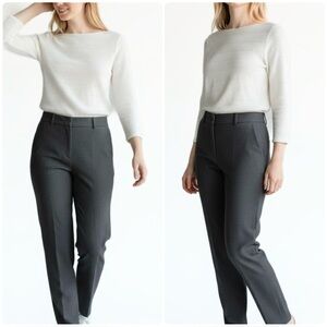 The Fold Pointelle Jumper Top White